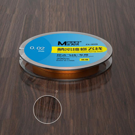 MaAnt FX-002A 0.02mm Insulated 200m Mobile Phone Motherboard Precision Repair Flying Wire - Welding Wire by MaAnt | Online Shopping UK | buy2fix