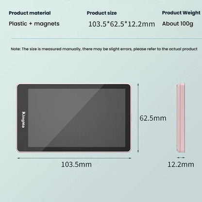 KingMa PH02 MAX Mobile Phone MagSafe Display Screen Selfie Live Streaming Phone Rear Camera(Black) - Selfie Sticks by KingMa | Online Shopping UK | buy2fix