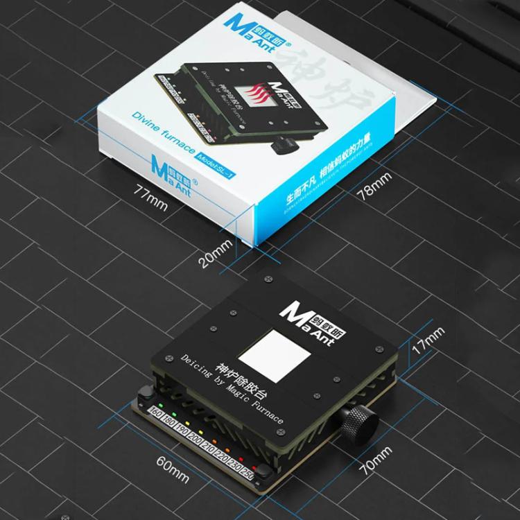 MaAnt SL-2 Cell Phone Fixed CPU Font IC Chip Heating Degumming Platform Repair Tool Fixture - Repair Platform by MaAnt | Online Shopping UK | buy2fix