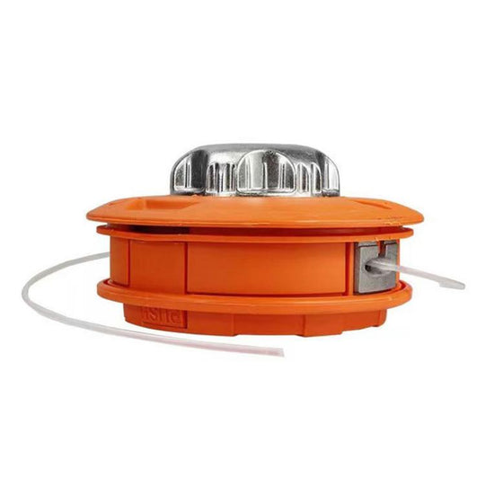 Automatic Rope Changing Mower Heads No Removal Garden Accessories, Style: Euro Size Aluminum