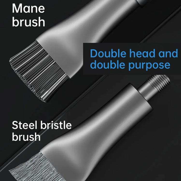 MaAnt 2 In 1 Stiffened Cylinder Short Brush Cell Phone Repair Motherboard Cleaning Brush - Brushes by MaAnt | Online Shopping UK | buy2fix