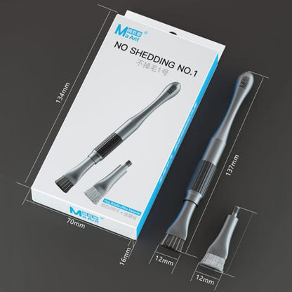 MaAnt 2 In 1 Stiffened Cylinder Short Brush Cell Phone Repair Motherboard Cleaning Brush - Brushes by MaAnt | Online Shopping UK | buy2fix