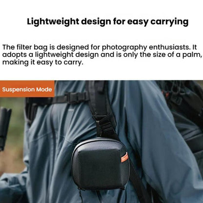 PGYTECH Dustproof Drop-proof Camera UV Filter Storage Bag(Black) - Lens Bag by PGYTECH | Online Shopping UK | buy2fix