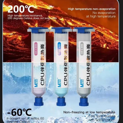 MaAnt Thermal Conductive Silicone Grease CPU Thermal Grease Computer Graphic Card Cooling Universal Thermal Conductive(Blue) - Soldering Paste by MaAnt | Online Shopping UK | buy2fix