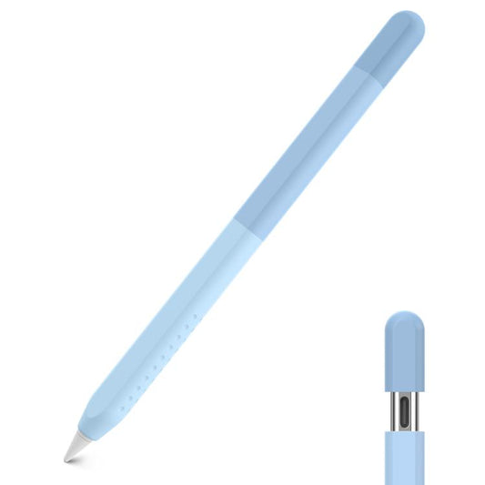 For Apple Pencil USB-C AhaStyle PT102-3 Stylus Gradient Color Silicone Pen Case(Blue) - Pencil Accessories by AhaStyle | Online Shopping UK | buy2fix