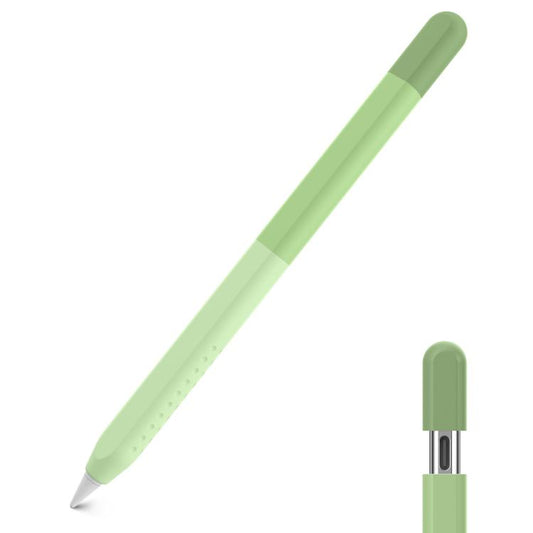 For Apple Pencil USB-C AhaStyle PT102-3 Stylus Gradient Color Silicone Pen Case(Green) - Pencil Accessories by AhaStyle | Online Shopping UK | buy2fix