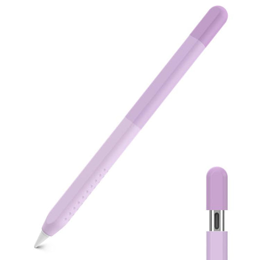 For Apple Pencil USB-C AhaStyle PT102-3 Stylus Gradient Color Silicone Pen Case(Purple) - Pencil Accessories by AhaStyle | Online Shopping UK | buy2fix