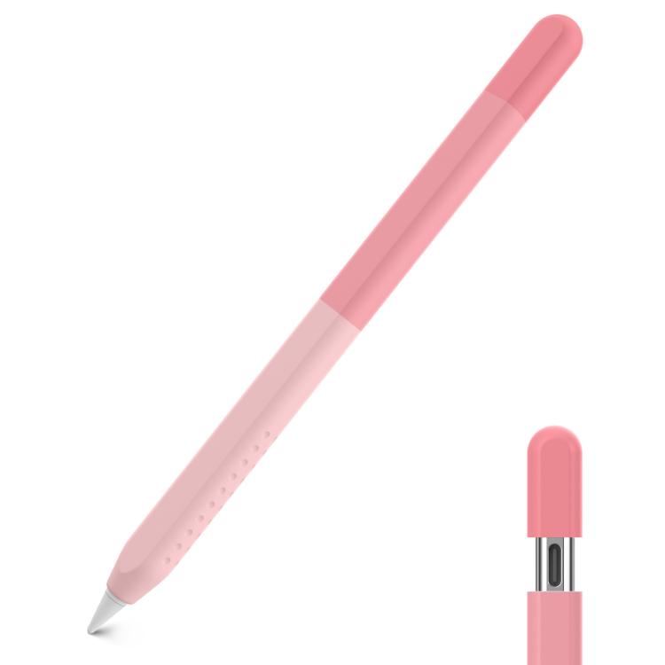 For Apple Pencil USB-C AhaStyle PT102-3 Stylus Gradient Color Silicone Pen Case(Pink) - Pencil Accessories by AhaStyle | Online Shopping UK | buy2fix
