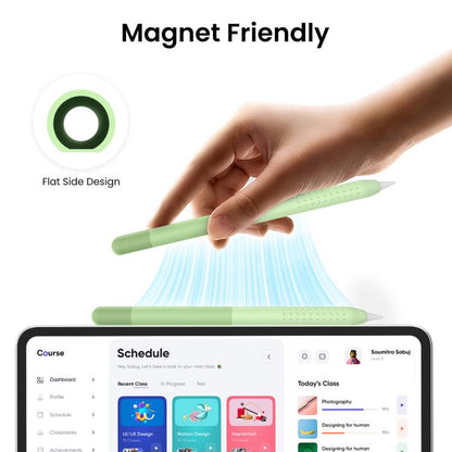 For Apple Pencil USB-C AhaStyle PT102-3 Stylus Gradient Color Silicone Pen Case(Purple) - Pencil Accessories by AhaStyle | Online Shopping UK | buy2fix