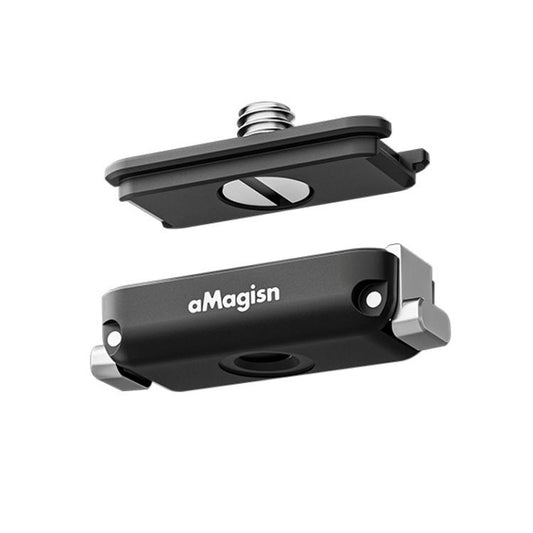 aMagisn Mini Quick Release Mount for Sports Cameras, Spec: 1/4 Inch Base + 1/4 Inch Cover - Quick Release Plate by aMagisn | Online Shopping UK | buy2fix