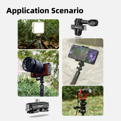 aMagisn Mini Quick Release Mount for Sports Cameras, Spec: 1/4 Upper Cover - Quick Release Plate by aMagisn | Online Shopping UK | buy2fix
