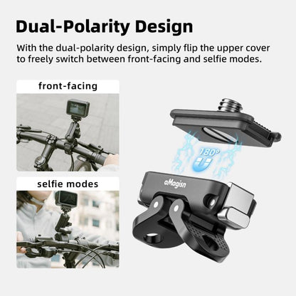 aMagisn Mini Quick Release Mount for Sports Cameras, Spec: 1/4 Inch Base+3-claw Cover - Quick Release Plate by aMagisn | Online Shopping UK | buy2fix