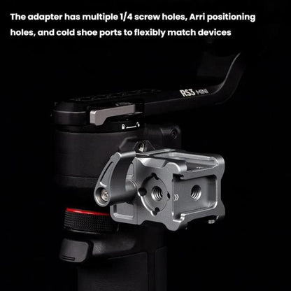 For DJI Ronin Series Stabilizer XILETU Quick Release NATO Clamp Cold Shoe Adapter -  by XILETU | Online Shopping UK | buy2fix