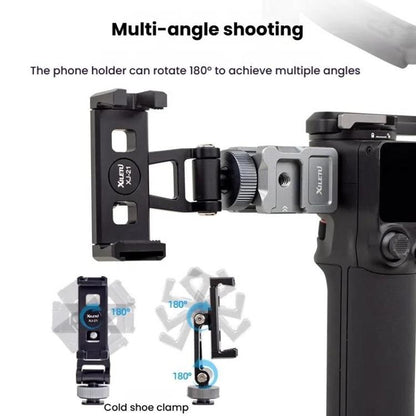 For DJI Ronin Series Stabilizer XILETU Quick Release NATO Clamp Cold Shoe Adapter -  by XILETU | Online Shopping UK | buy2fix