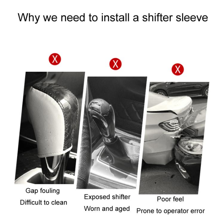 Peacock Pattern Leather Car Gear Shift Protective Cover(Sticky Type Automatic Gear) - Shift Knob by buy2fix | Online Shopping UK | buy2fix