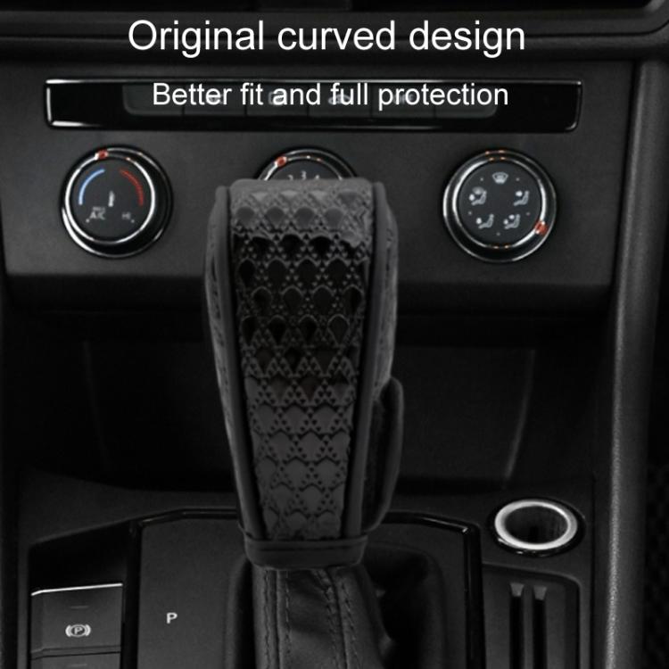 Peacock Pattern Leather Car Gear Shift Protective Cover(Sticky Type Automatic Gear) - Shift Knob by buy2fix | Online Shopping UK | buy2fix