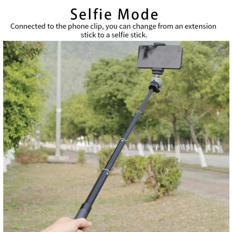 XILETU 19-73cm 5-section Telescopic Stabilizer Extension Rod Phone Camera Selfie Stick - Hand Held Monopod by XILETU | Online Shopping UK | buy2fix