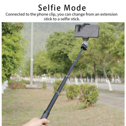 XILETU 19-73cm 5-section Telescopic Stabilizer Extension Rod Phone Camera Selfie Stick - Hand Held Monopod by XILETU | Online Shopping UK | buy2fix