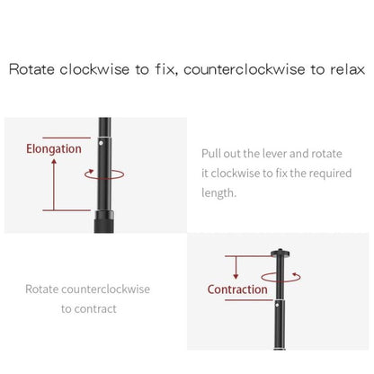 XILETU 19-73cm 5-section Telescopic Stabilizer Extension Rod Phone Camera Selfie Stick - Hand Held Monopod by XILETU | Online Shopping UK | buy2fix