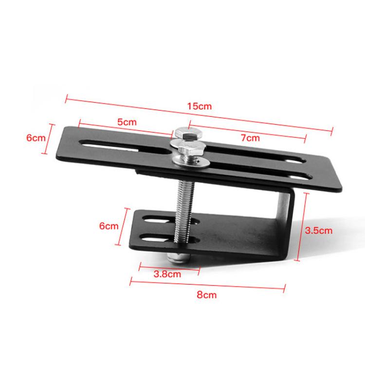 Car Luggage Rack Modification Fixing Clip Roof Spotlight Bracket Accessories(Black) - Roof Racks by buy2fix | Online Shopping UK | buy2fix