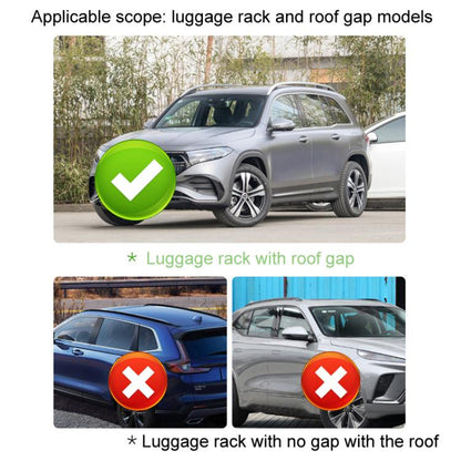 Car Luggage Rack Modification Fixing Clip Roof Spotlight Bracket Accessories(Black) - Roof Racks by buy2fix | Online Shopping UK | buy2fix