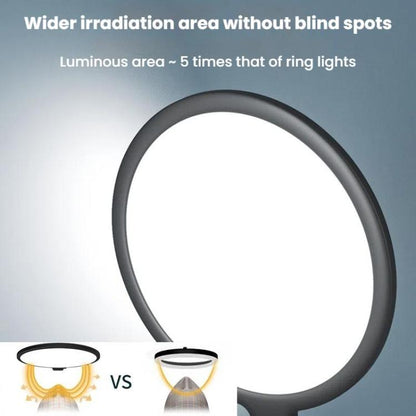 Live Streaming Fill Light LED Photography Lamp Mobile Phone Eye Protection Soft Light Selfie Lamp, Spec: 12inch（Black） - Ring Light by buy2fix | Online Shopping UK | buy2fix