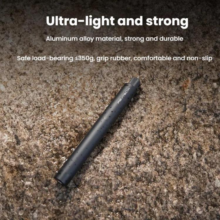 PGYTECH 96cm Aluminum Alloy Extended Sports Camera Selfie Stick(Black) - Extendable Pole by PGYTECH | Online Shopping UK | buy2fix