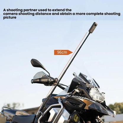 PGYTECH 96cm Aluminum Alloy Extended Sports Camera Selfie Stick(Black) - Extendable Pole by PGYTECH | Online Shopping UK | buy2fix