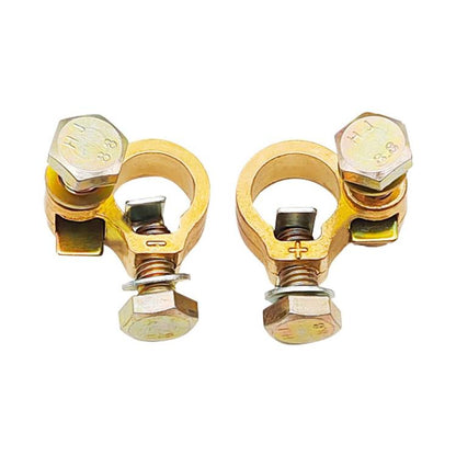 1pair Thickened Copper Battery Clip Automotive Battery Stake Multi-Function Connector - Booster Cable & Clip by buy2fix | Online Shopping UK | buy2fix