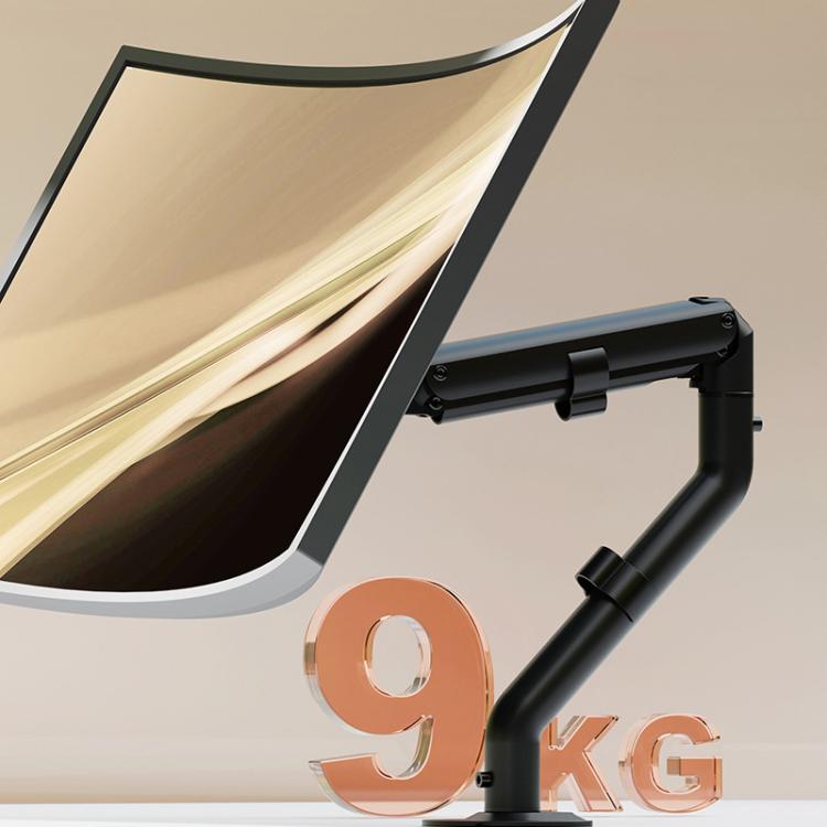 For 15-32 Inch Monitor Bracket Adjustable Gas Spring Computer Screen Desk Mount Stand(Black) - Laptop Stand by buy2fix | Online Shopping UK | buy2fix