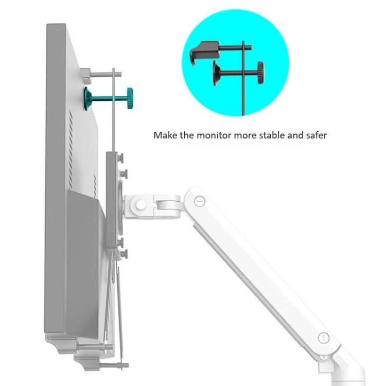 Holeless Monitor Mount for 17-32 Inch Screens Quick Installation and Removal Bracket(Black) - TV Brackets & Mounts by buy2fix | Online Shopping UK | buy2fix