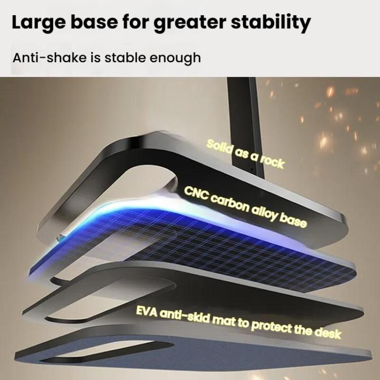 2-session Phone Tablet Monitor Desktop Stand Height and Angle Adjustable Bracket for Screen Within 17.3 Inch - Desktop Holder by buy2fix | Online Shopping UK | buy2fix