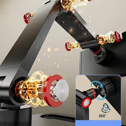 Portable Vesa Monitor Stand Height Adjustable Swivel Desk Mount For 17-Inch Screens(Black) - Laptop Stand by buy2fix | Online Shopping UK | buy2fix