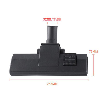 For JIEBA / Midea / JIENUO Vacuum Cleaner Floor Brush Head Replacement Part Universal Suction Nozzle Floor Brush, Spec: 32mm Metal Bottom - For Midea Accessories by buy2fix | Online Shopping UK | buy2fix