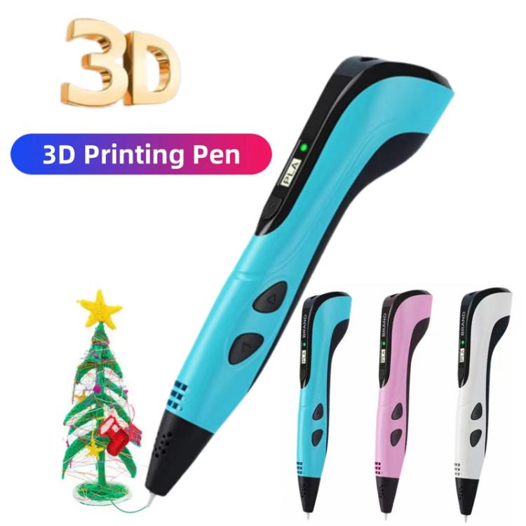 3D Printing Pen Kids Education Drawing DIY Doodle Stereoscopic Drawing 3D Pen(White) - 3D Printer by buy2fix | Online Shopping UK | buy2fix