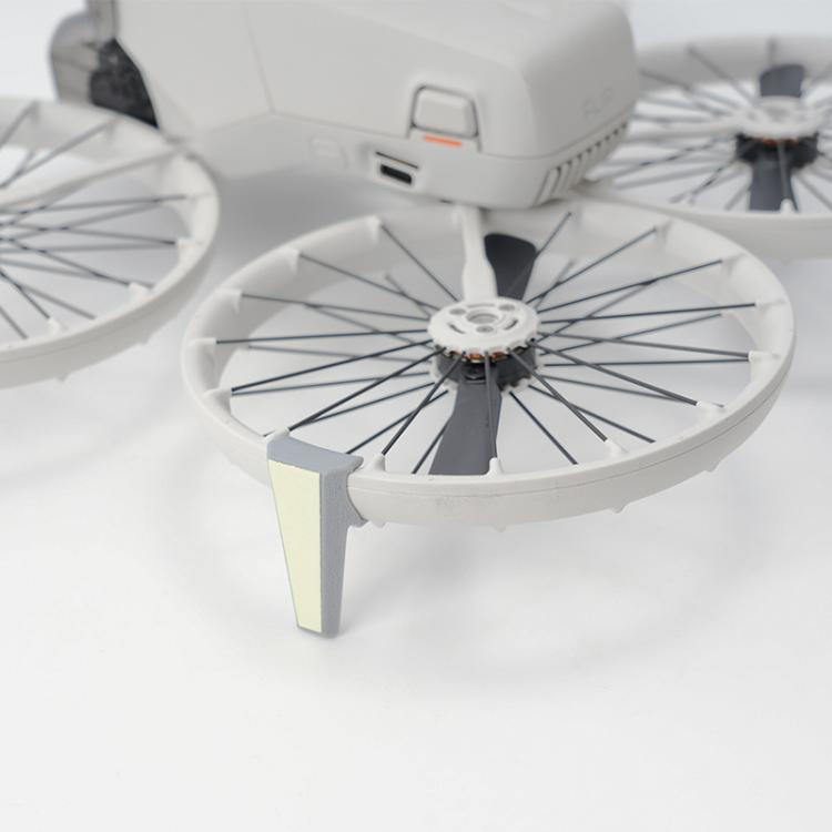 For DJI Flip RCSTQ Folding Detachable Luminous Booster Stand Drop and Scratch Resistant Protective Stand 1pair Tripods+Sticker - Other by RCSTQ | Online Shopping UK | buy2fix