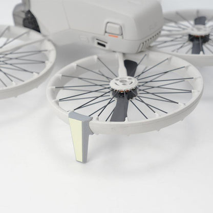 For DJI Flip RCSTQ Folding Detachable Luminous Booster Stand Drop and Scratch Resistant Protective Stand 1pair Tripods+Sticker - Other by RCSTQ | Online Shopping UK | buy2fix