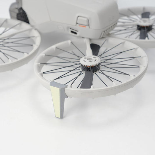 For DJI Flip RCSTQ Folding Detachable Luminous Booster Stand Drop and Scratch Resistant Protective Stand 1pair Tripods+Sticker - Other by RCSTQ | Online Shopping UK | buy2fix