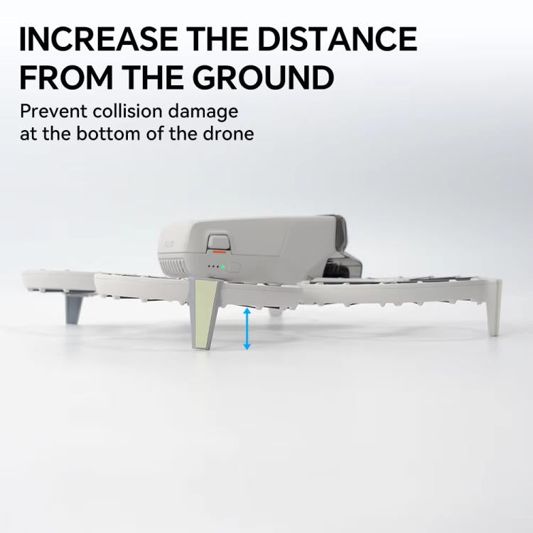 For DJI Flip RCSTQ Folding Detachable Luminous Booster Stand Drop and Scratch Resistant Protective Stand 1pair Tripods+Sticker - Other by RCSTQ | Online Shopping UK | buy2fix