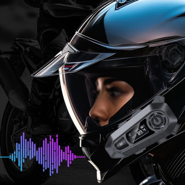 A1 IP67 Waterproof Motorcycle Helmet Noise Reduction Bluetooth Headset, Spec: Soft and Hard Mics - Motorcycle Walkie Talkie by buy2fix | Online Shopping UK | buy2fix