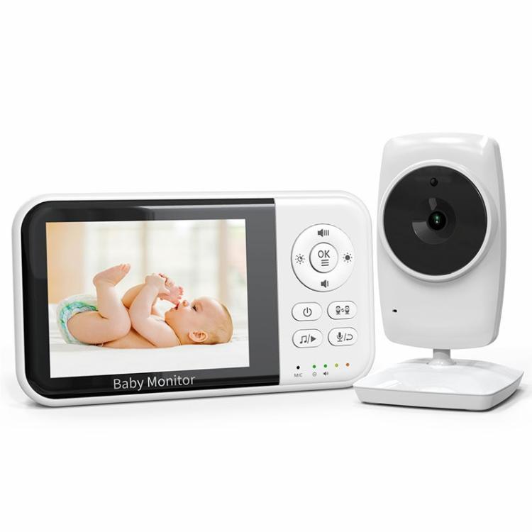 3.2 inch LCD Wireless Video Baby Monitor 2 Way Audio Talk Night Vision Surveillance Security Camera UK Plug - Baby Monitor by buy2fix | Online Shopping UK | buy2fix