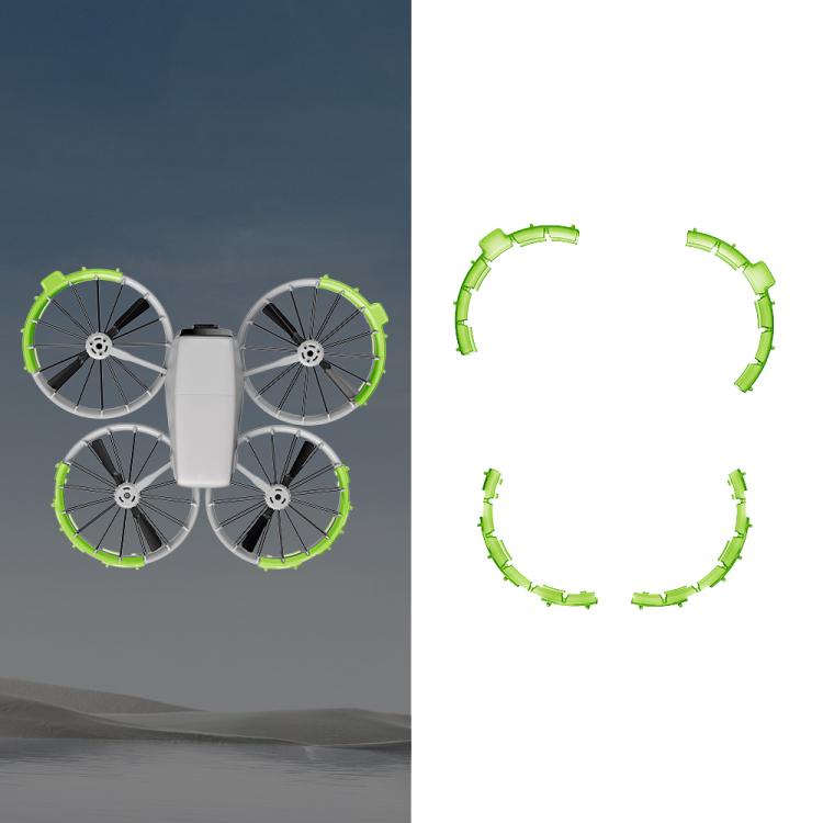 For DJI Flip RCSTQ Paddle Impact Protector Cushioning Anti-scratch and Anti-bump Ring(Green) - Other by RCSTQ | Online Shopping UK | buy2fix