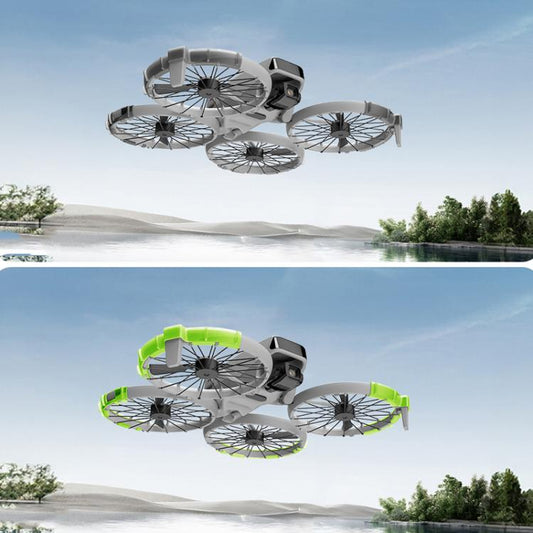 For DJI Flip RCSTQ Paddle Impact Protector Cushioning Anti-scratch and Anti-bump Ring(Gray) - Other by RCSTQ | Online Shopping UK | buy2fix