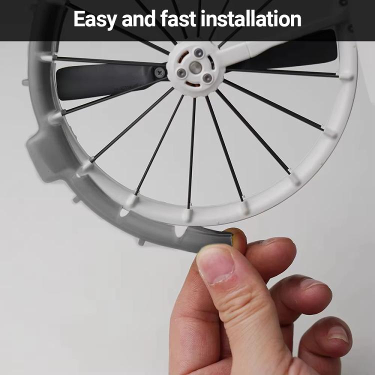 For DJI Flip RCSTQ Paddle Impact Protector Cushioning Anti-scratch and Anti-bump Ring(Gray) - Other by RCSTQ | Online Shopping UK | buy2fix