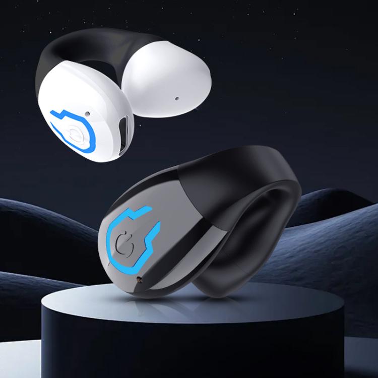 Bluetooth Earpiece Single Ear Clip-On Non-Intrusive Design Sports Headphones for Running(Black) - Sport Earphone by buy2fix | Online Shopping UK | buy2fix