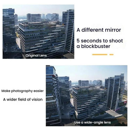 For DJI Flip RCSTQ 24mm100 Degree Wide Angle Filter Aluminum Alloy Frame Ultra Wide Angle(Wide Angle+Aluminum Frame) - Other by RCSTQ | Online Shopping UK | buy2fix