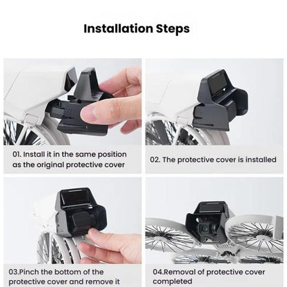 For DJI Flip RCSTQ Lens Hoods Dual Purpose Lens Cover(Lens Protection+Blackout) - Other by RCSTQ | Online Shopping UK | buy2fix