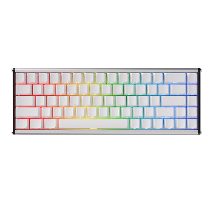Ajazz ALUX68 MAX RGB Single Wired DIY Magnetic Shaft Mechanical Keyboard, Color: White - Wired Keyboard by Ajazz | Online Shopping UK | buy2fix