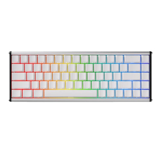 Ajazz ALUX68 MAX RGB Single Wired DIY Magnetic Shaft Mechanical Keyboard, Color: White - Wired Keyboard by Ajazz | Online Shopping UK | buy2fix