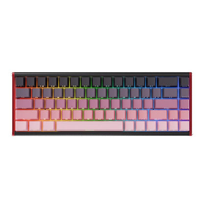 Ajazz ALUX68 MAX RGB Single Wired DIY Magnetic Shaft Mechanical Keyboard, Color: Gradient Pink - Wired Keyboard by Ajazz | Online Shopping UK | buy2fix
